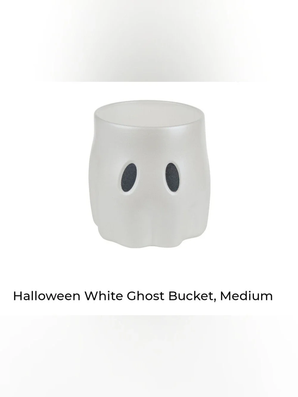 NWT Viral Dollar General Set Of 3 White Ghost Treat/Planters